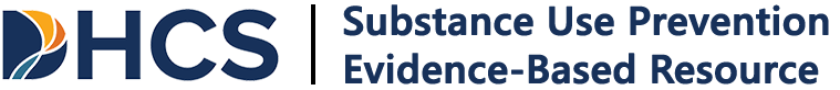 DHCS and Substance use Prevention Evidence-Based Resource Logo